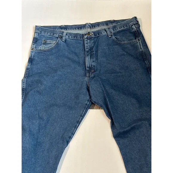 Wrangler Rugged Wear 35001AI Jeans Blue Men 42x32 Classic Fit 100% Cotton Denim
